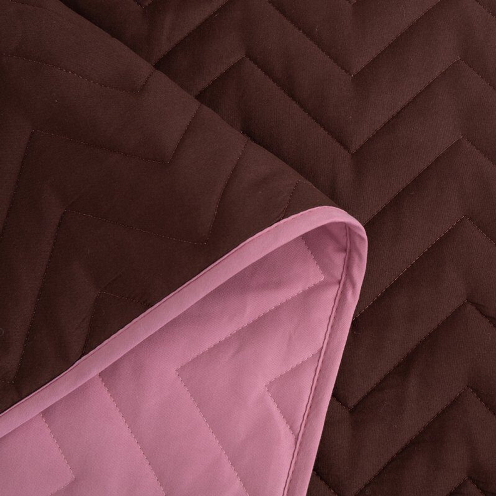 Покрывало однотонное двустороннее с наволочками ODP009