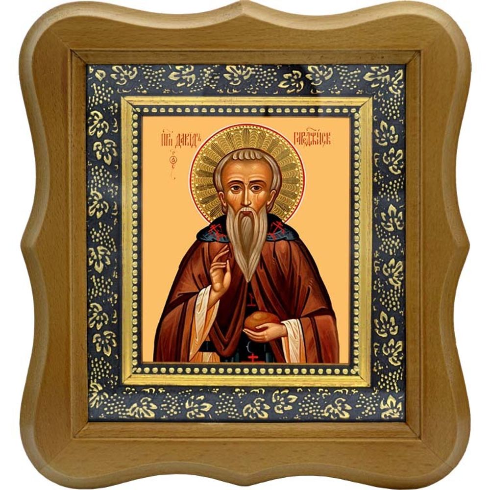 Давид Гареджийский преподобный. Икона на холсте.