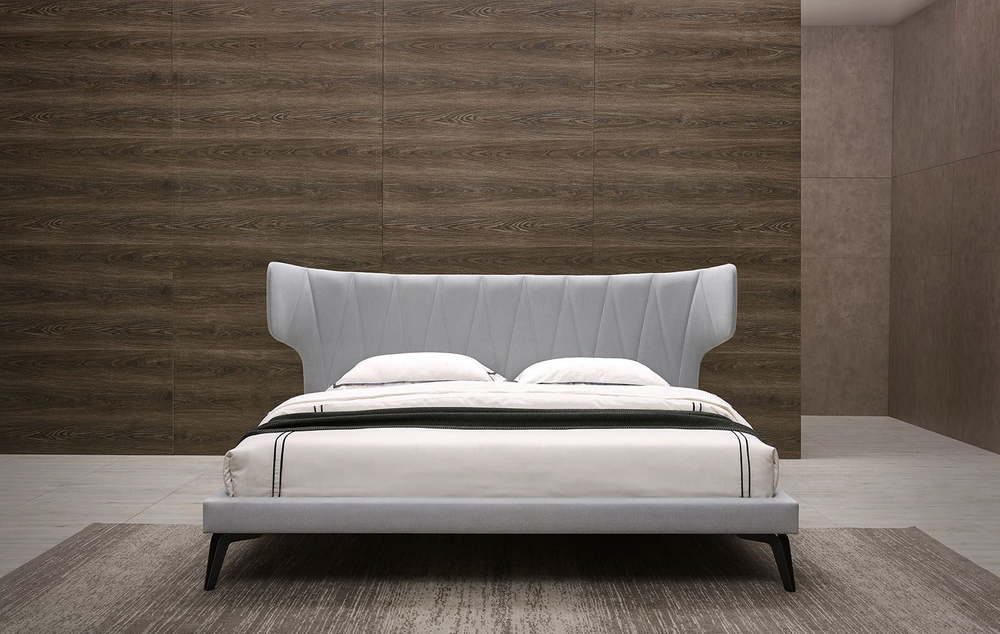 Кровать 1801 серая