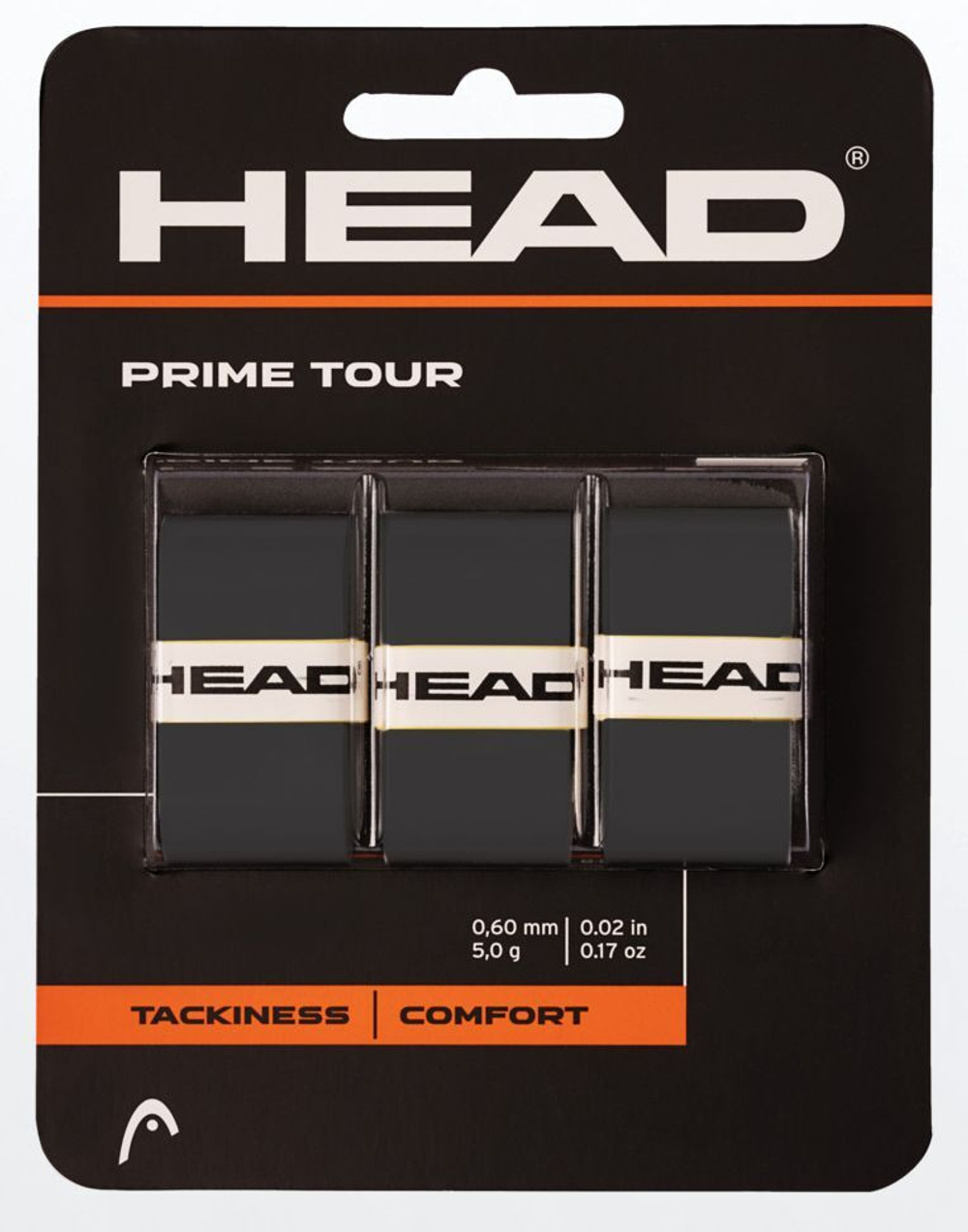 Намотки теннисные Head Prime Tour 3P - black