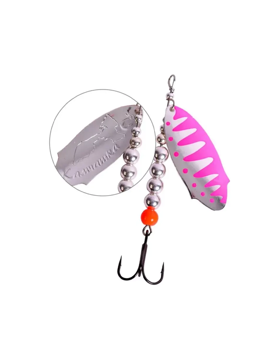 Блесна для рыбалки вращающаяся LureMax Kamchatka