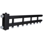 Коллектор с гидравлической стрелкой ROMMER - 1"1/4 НР на 4+1 контур 1" НР (до 60 кВт)