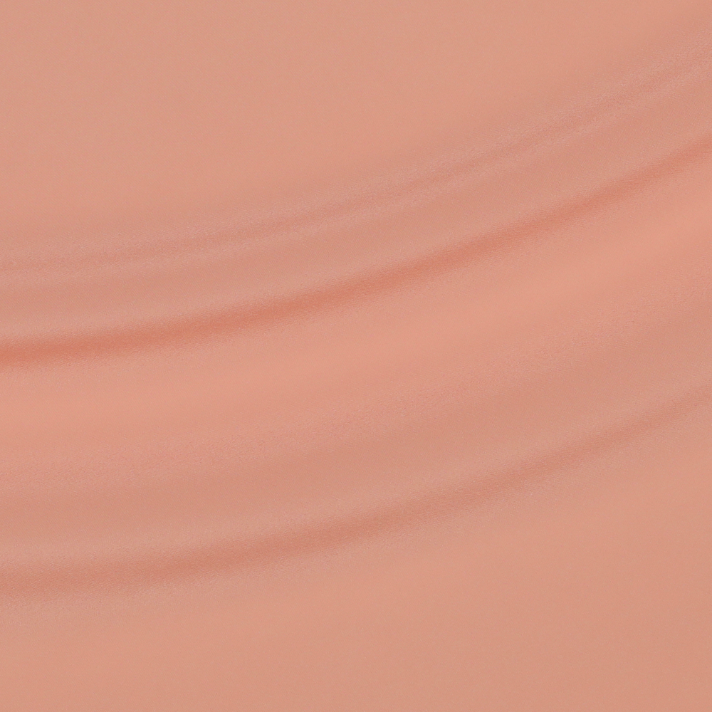 Шелковый крепдешин (69 г/м2) нежно-абрикосового цвета