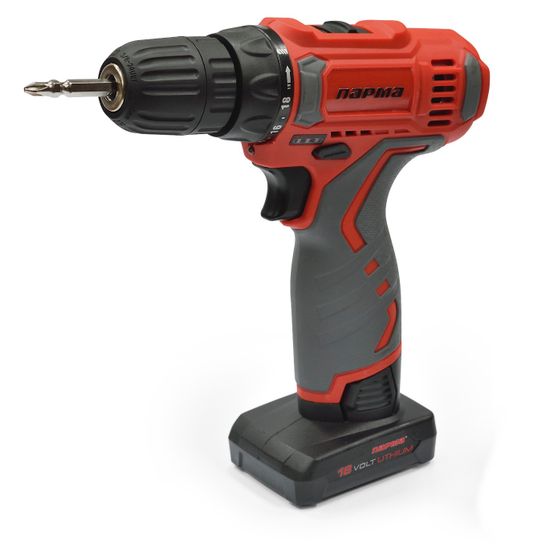 Аккумуляторный шуруповерт "ПАРМА" ДША-01-1518/2Li