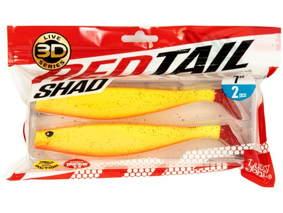 Виброхвосты LJ 3D Series RED TAIL SHAD 7.0in (17.80)/PG03 2шт.