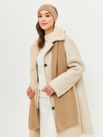 Шапка LACE удлиненная одинарная,с руликом с содержанием кашемира