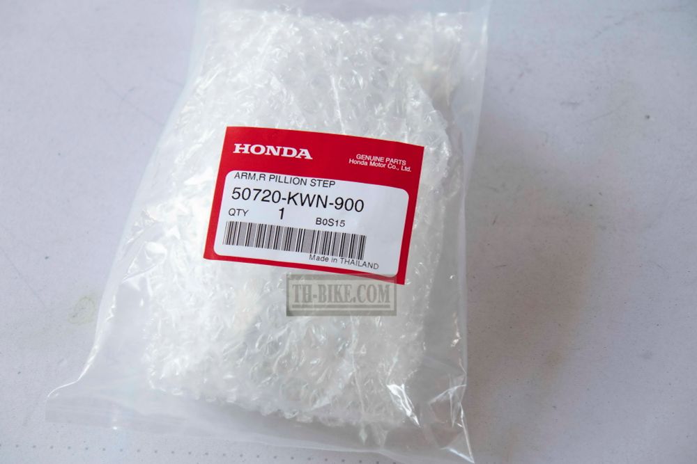 50720-KWN-900. ARM, R. PILLION STEP. Passenger step footrest Honda PCX