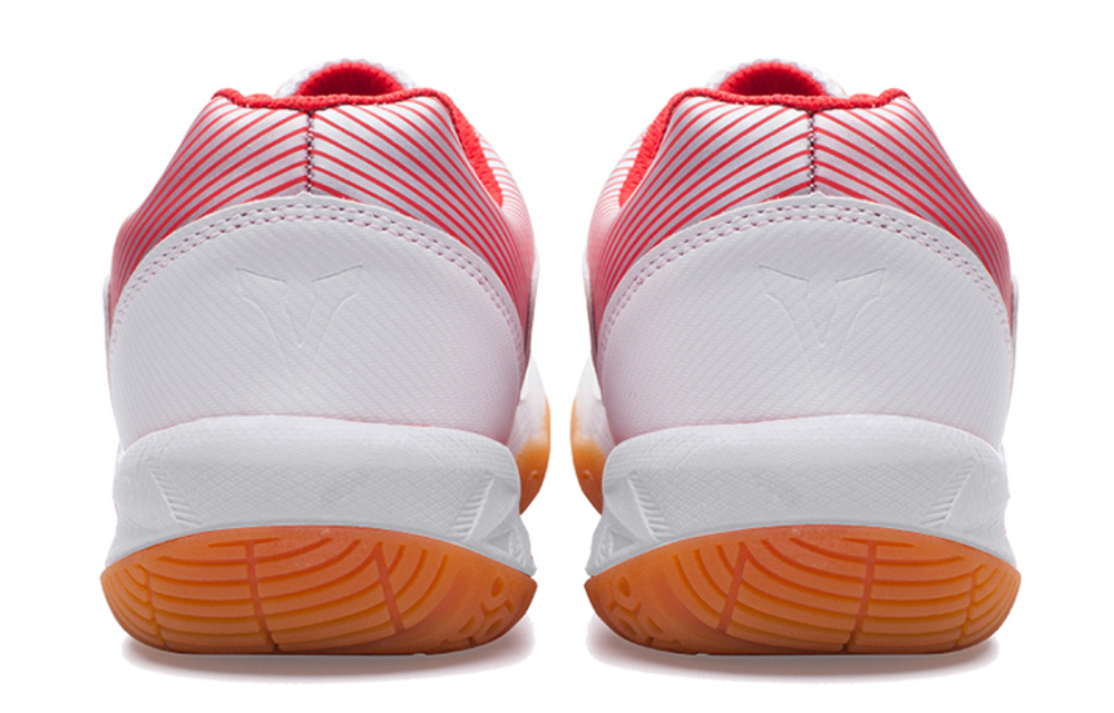 VOIT Low top Badminton Shoes Unisex White Red