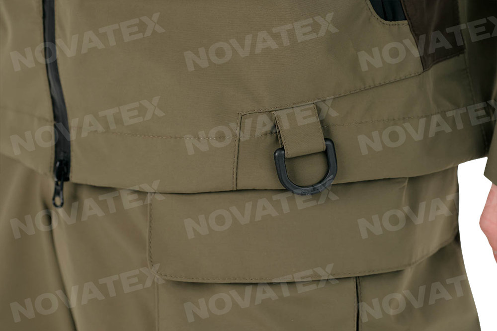 Костюм Nova-Tex Фиш Мастер Тёмный хаки Таслан Grayling 10/10 -