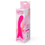 Розовый вибратор для G-стимуляции с 9 режимами вибрации - 19,9 см.