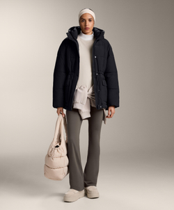 Oysho Футболка из смесового хлопка, серо-коричневый