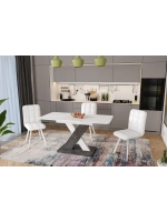 Стол кухонный обеденный раздвижной 110,4х70х75,7 см