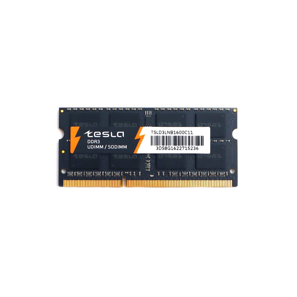 Память TESLA DDR3 SODIMM 8Гб, 1600МГц, CL11, Bulk, 1.35/1.5В (TSLD3LNB-1600-C11-8G-BLK)
