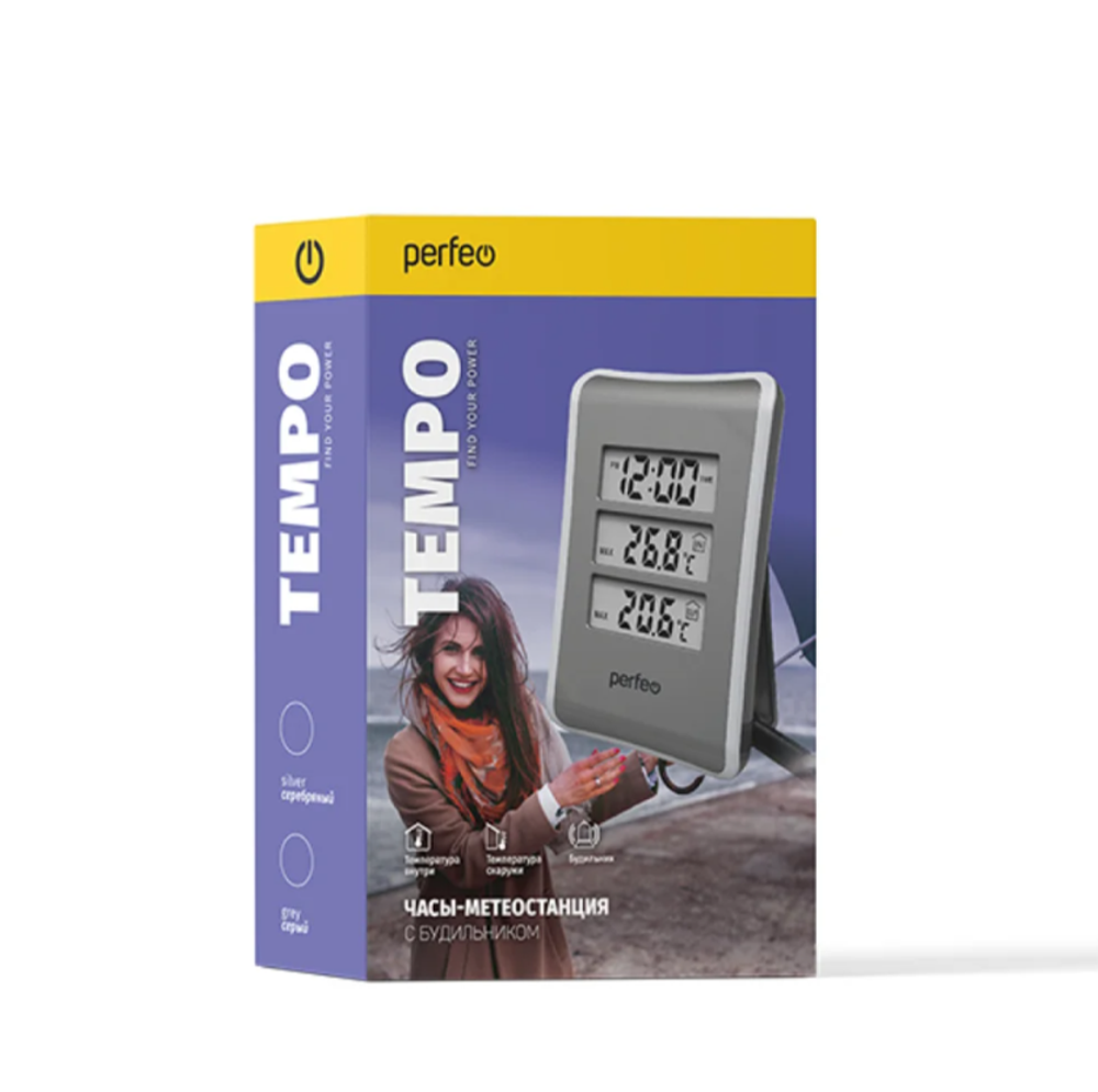 Часы-метеостанция Perfeo PF-S3316E