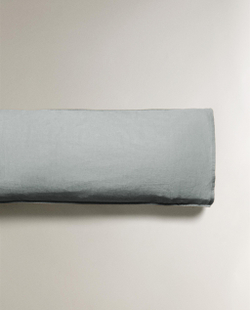 Наволочка Zara Home хлопок, лён 100%, однотонный, 3110/091