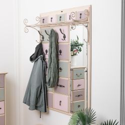 Вешалка настенная Пандора 4 Айвори Акварель