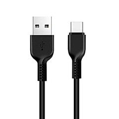 Кабель USB - Type-C 2,4A HOCO X20 1м (100 см) (Черный)