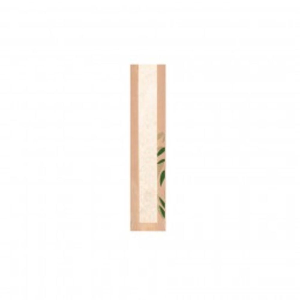 Пакет   для хлеба с окном 9+4*35 см, крафт-бумага 36 г/см2, 500 шт/уп, Garcia d