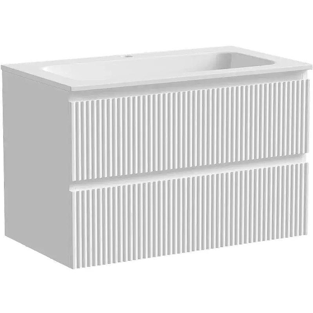 Тумба под раковину Sancos Snob R 80 SNR80W подвесная Bianco