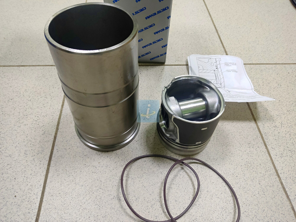 Гильза, поршень, палец и кольца 53443.1004006-10