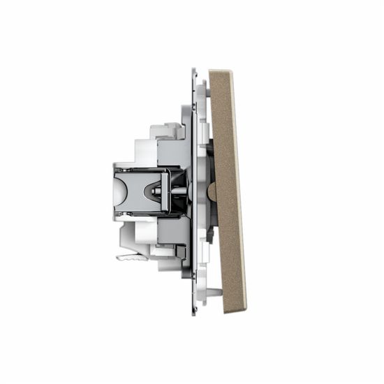 Выключатель 2-кл. ArtGallery 10AX быстрозажим. клем. механизм шампань SE GAL000551S