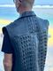 Мужской жилет из кожи крокодила JT-127