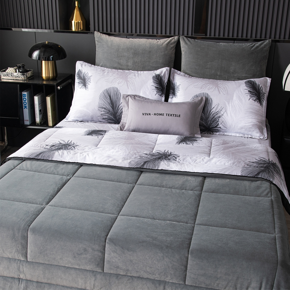 Комплект постельного белья Сатин Velouria Luxe с Одеялом VL013