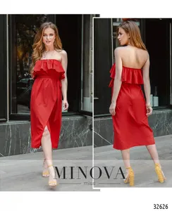 Платье 8608-красный Minova