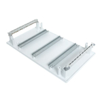 Щит распределительный навесной Unix 3х12мод. IP41 прозр. дверь PROxima EKF ux-3x12-n