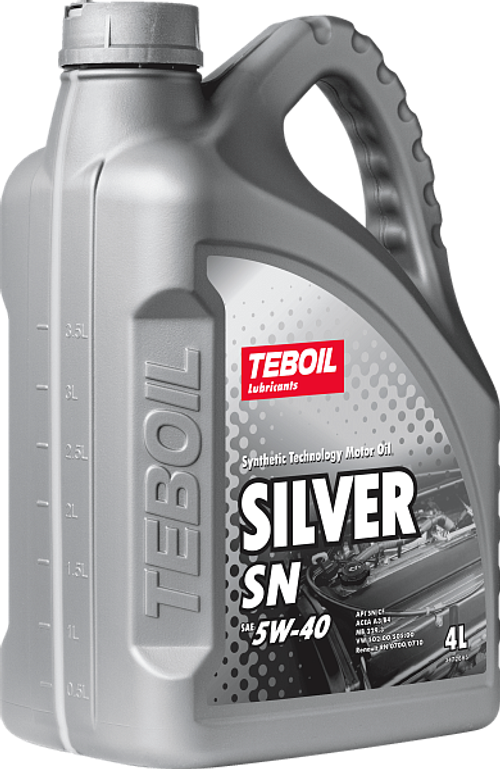 TEBOIL Silver SN/CF 5W40 1л п/синт.