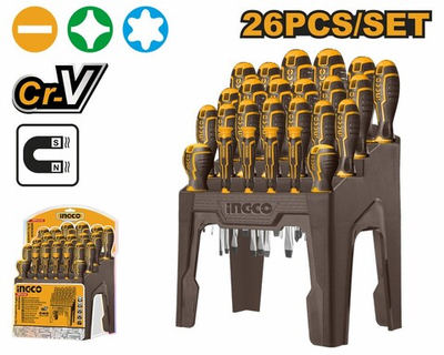 Набор отверток 26 шт. INGCO HKSD2628 INDUSTRIAL