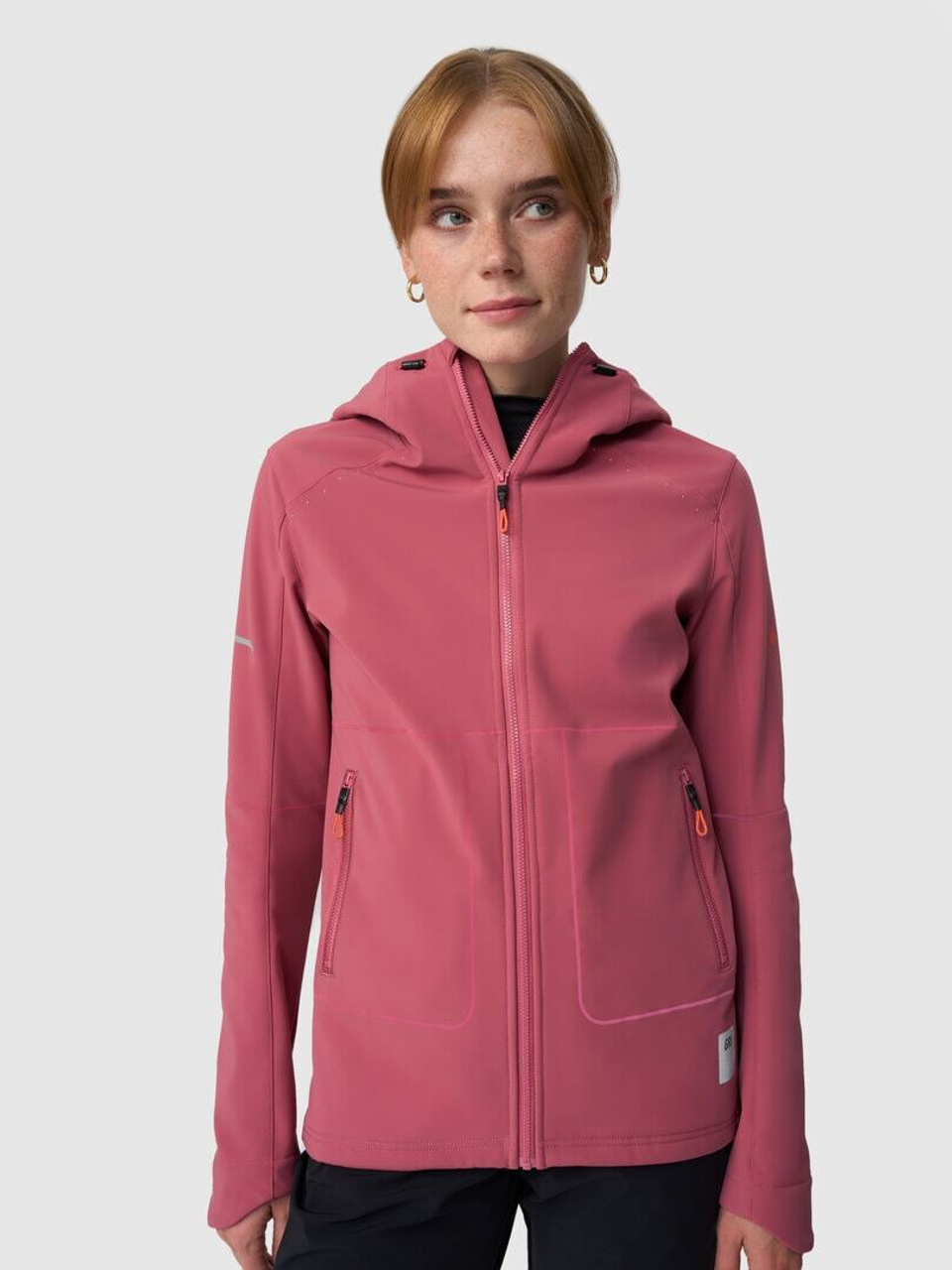 Зимняя беговая куртка GRI Темп 5.0 женская лиловая