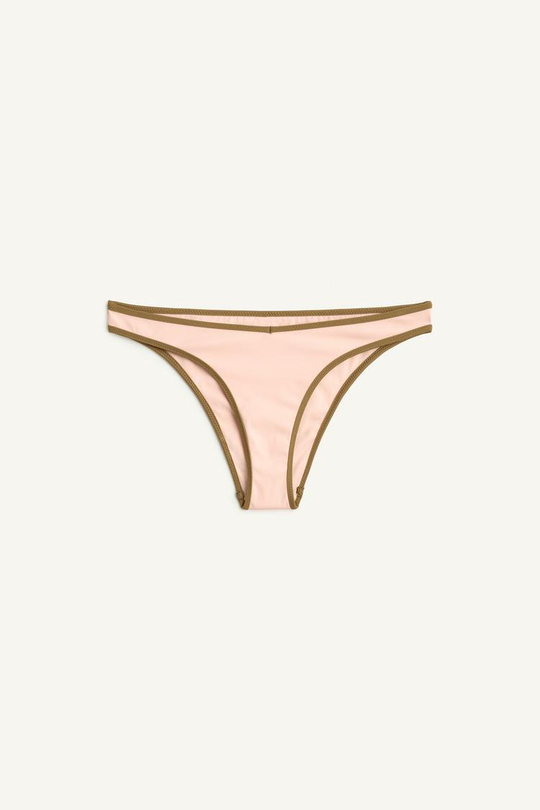 ZARA ПЛАВКИ-БИКИНИ СО СРЕДНЕЙ ТАЛИЕЙ, ПАСТЕЛЬНО-РОЗОВЫЙ