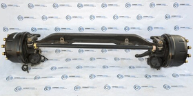 Балка передняя (двутавровая) в сборе HDZ9.5t на Shacman Х3000/ КАТ.№ DZ95319380570