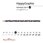 Карандаш ч/г НВ "HappyGraphix. Городская прогулка. Корги" (Bruno Visconti)