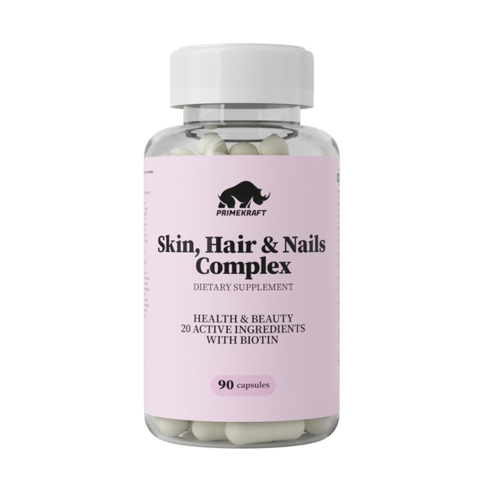 Комплекс для кожи, волос и ногтей, Skin, Нair &amp; Nails Complex, Prime Kraft, 90 капсул