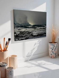 Картина на стену 40 X 50 Зимний пейзаж