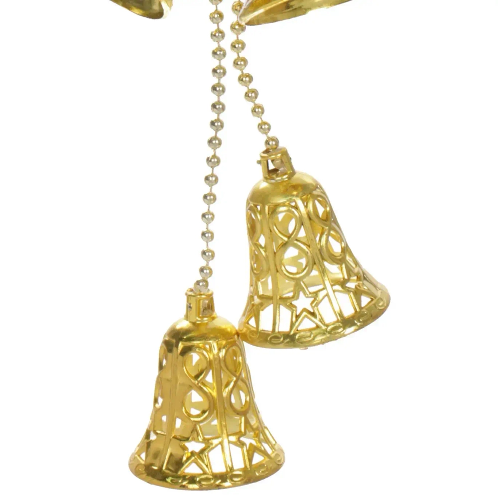 Украшение новогоднее «Волшебный звон» 12*30 см, Золото