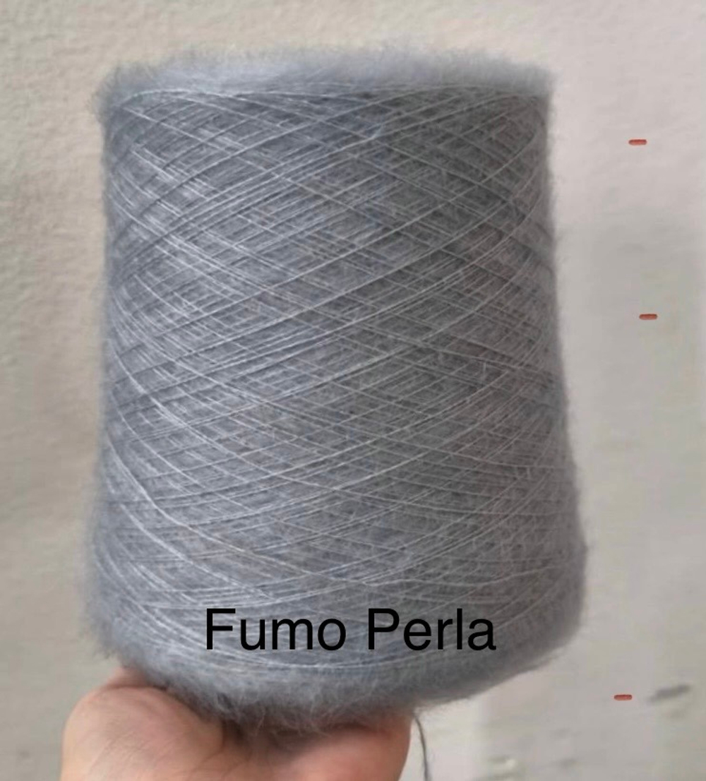 Camelot Silk, Lineapiu S.P.A., 75% кидмохер 25% шелк, 900 м /100гр цвет Fumo Perla