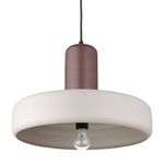 Светильник подвесной juko, D42х31 см, вишневый/бежевый