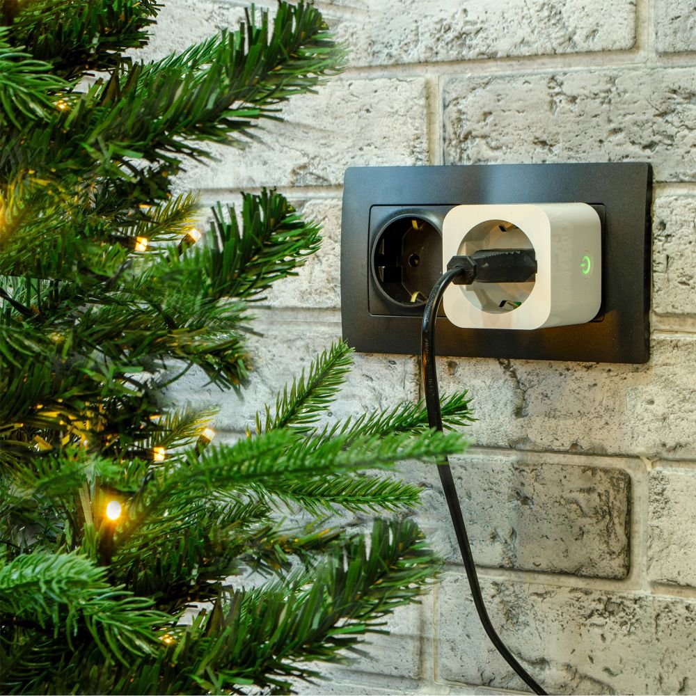 USH-A101 1G-WF WHITE Умная розетка Wi-Fi. 16A. До 3680Вт. Голосовое управление+приложение UnielSmart. TM Uniel