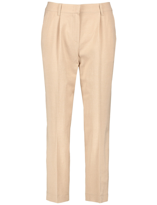 Брюки из вискозы и льна