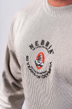 Свитшот Oversized Pullover SIGNATURE 797 Светло серый