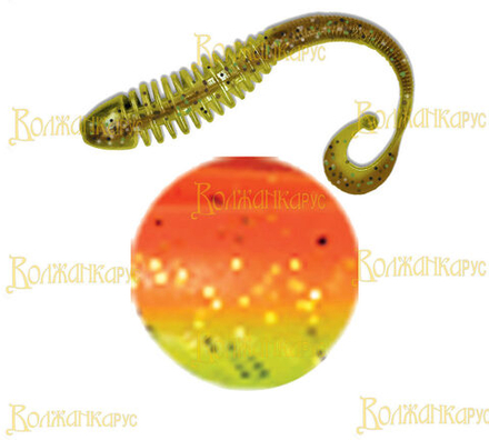 Volzhanka Tailed Worm 130 цвет 2007 (в упак. 6шт)