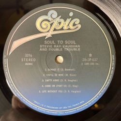 Винтажная виниловая пластинка LP Stevie Ray Vaughan And Double Trouble Soul To Soul (Japan 1985) (Obi)