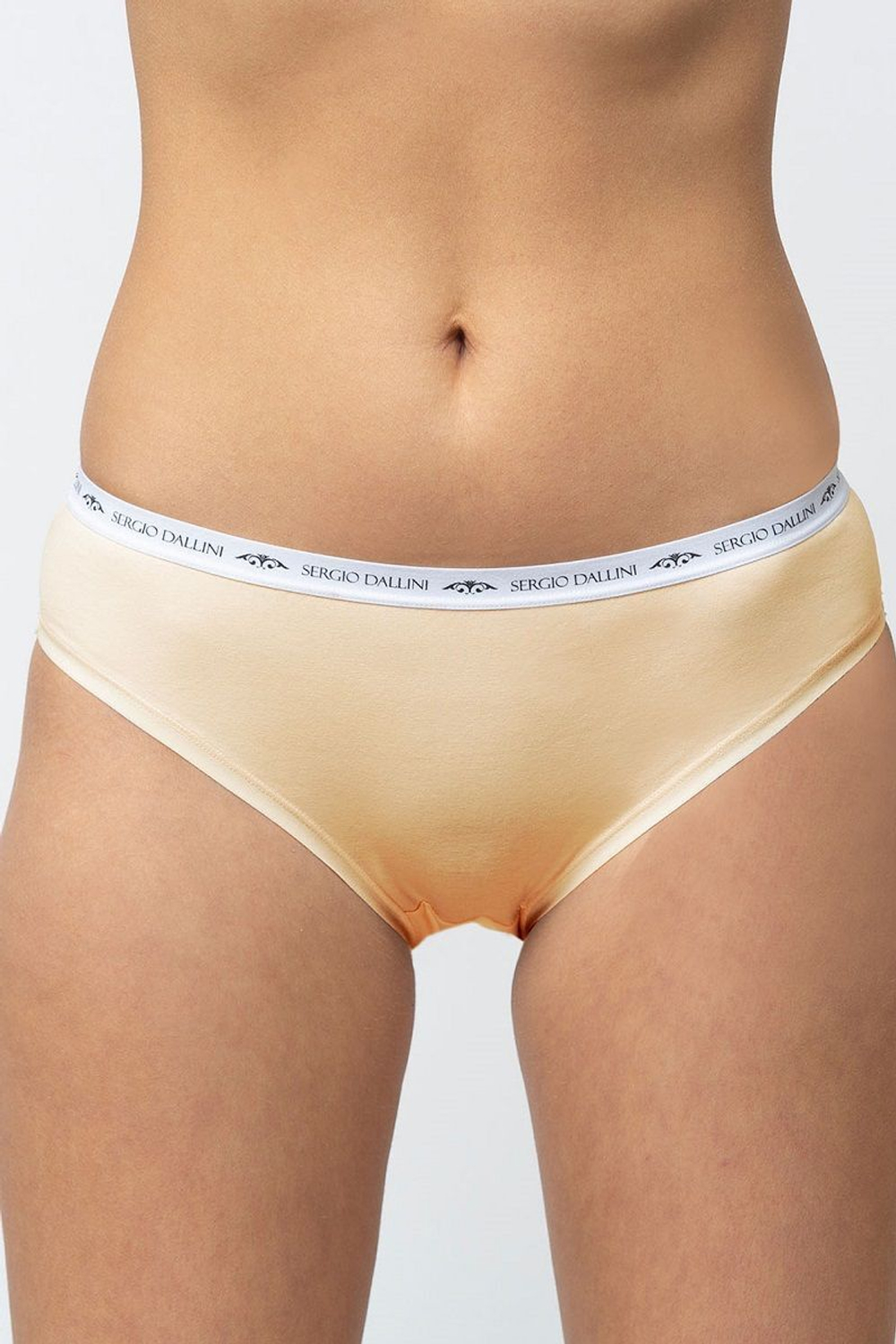 Женские трусы-слипы из хлопка (Размер: S) (Цвет: синий)