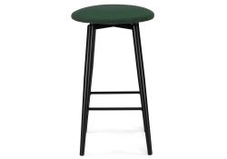 Полубарный стул Гангток крутящийся изумруд / черный матовый