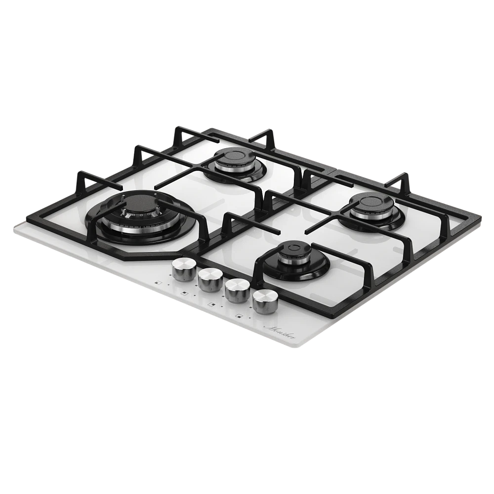 Встраиваемая газовая варочная панель Monsher MGG 63 Blanc