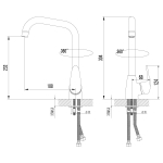 Смеситель Lemark Pramen LM3305C для кухни