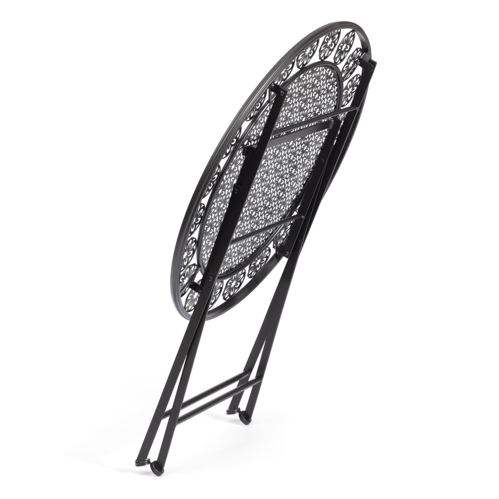 Стол Patio (PL08-11139) стальной сплав, черный, 70х75см